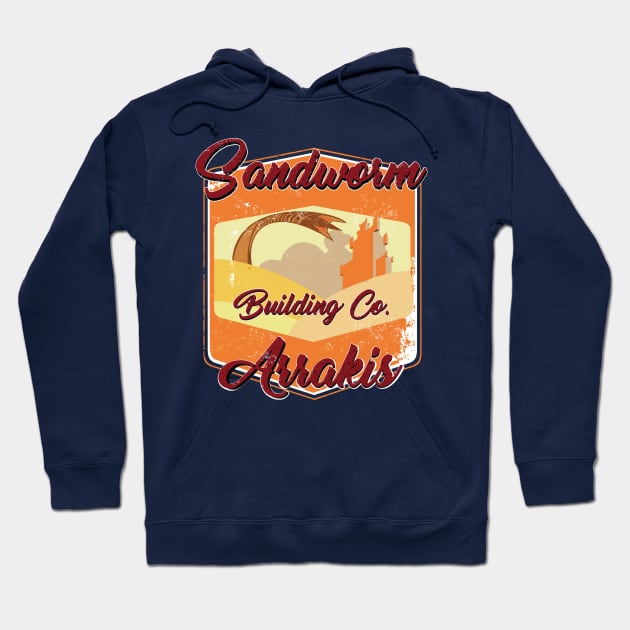 SANDWORM BUILDING CO. ARRAKIS Hoodie by KARMADESIGNER T-SHIRT SHOP